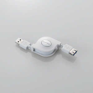 쥳 ELECOM ˺USB3.0Ĺ֥USB3.0(A-A)0.7m USB3-RLEA07WH
