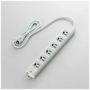 エレコム ELECOM EU RoHs指令準拠 二重構造工事用タップ (3P式・6個口・1.0m) T-WRM3610LG/RS エレコム ELECOM EU RoHs指令準拠 二重構造工事用タップ (3P式・6個口・1.0m) T-WRM3610LG/RS