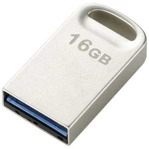 エレコム　ELECOM USBメモリｰ[16GB/USB3.0] MF-SU316GSV (シルバｰ)
