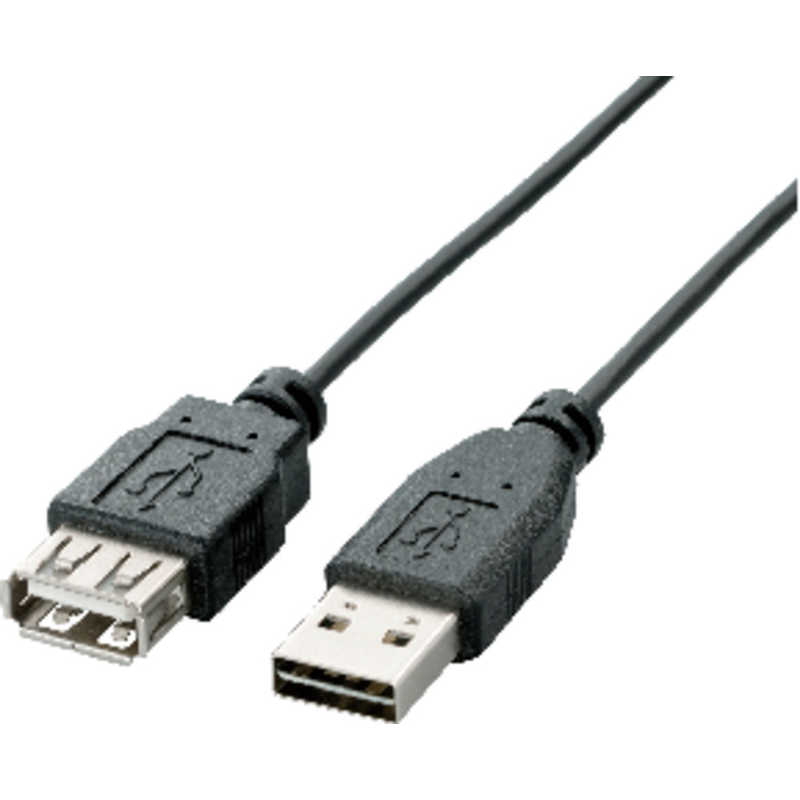 エレコム　ELECOM エレコム　ELECOM 1.5m USB2.0ケーブル ｢A｣⇔｢A｣ U2C-DE15BK U2C-DE15BK