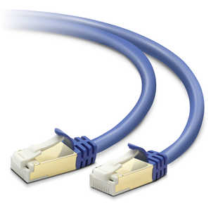 エレコム　ELECOM CAT7対応 LANケｰブル 10G対応 (ブルｰメタリック･0.5m) LD-TWST/BM05