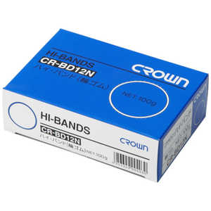 クラウングループ CROWN ハイバンド(輪ゴム)箱入 100g(51582) CRBD12NAM クラウングループ CROWN ハイバンド(輪ゴム)箱入 100g(51582) CRBD12NAM