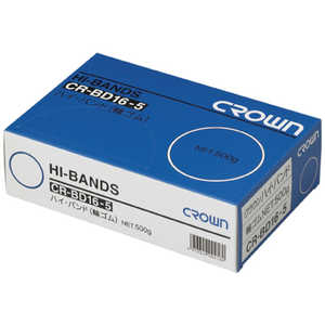 クラウングループ CROWN ハイバンド(輪ゴム)箱入 500g(51595) CRBD165AM クラウングループ CROWN ハイバンド(輪ゴム)箱入 500g(51595) CRBD165AM