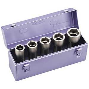 TONE インパクト用超ロングソケットセット(メタルトレーケース仕様) 5pcs NV605LL TONE インパクト用超ロングソケットセット(メタルトレーケース仕様) 5pcs NV605LL