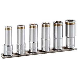 TONE ナットキャッチディープソケットセット(6角・ホルダー付) 6pcs HSCL306 TONE ナットキャッチディープソケットセット(6角・ホルダー付) 6pcs HSCL306