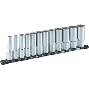 TONE ディープソケットセット(12角・ホルダー付)インチサイズ 12pcs HDBL412 TONE ディープソケットセット(12角・ホルダー付)インチサイズ 12pcs HDBL412