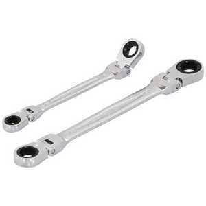 TONE 両首振ラチェットめがねレンチ インチサイズ RMFWB-2224