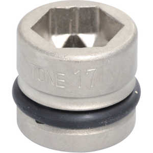 TONE インパクト用ショートソケット 17mm 4NV-17SS TONE インパクト用ショートソケット 17mm 4NV-17SS