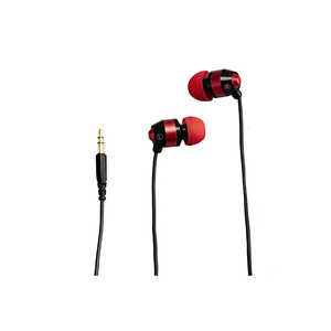HIUNITBRANDING 有線イヤホン カナル型 HI-UNIT ［φ3.5mm ミニプラグ］ レッド HSE-A1000RD