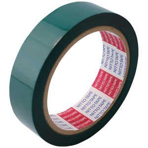 日東 日東電気絶縁用ポリエステル粘着テープNo31C基材厚み25μ×30mm×50m緑  31C-75-253050