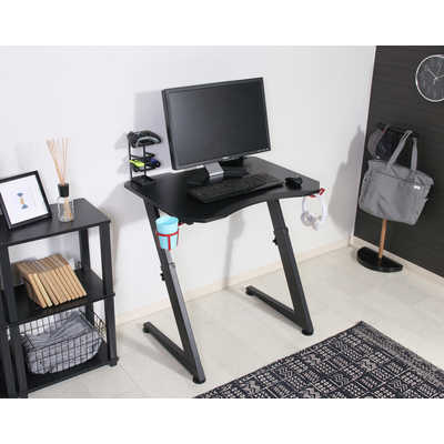 東京マシーン 不二貿易 キッズ用ゲーミングデスク レイズ RD ブラック/レッド 19452