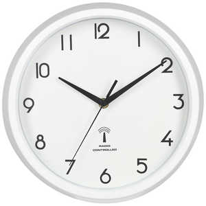 不二貿易 電波掛時計 カペラ Φ27cm WH(27268) 99275 不二貿易 電波掛時計 カペラ Φ27cm WH(27268) 99275