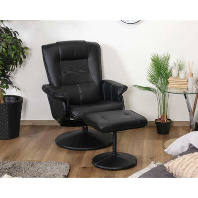 びーるまいう　 不二貿易 パーソナルチェアー マリーノ BK ブラック 79604 の