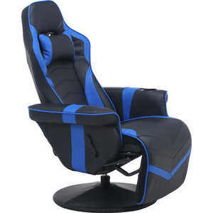 不二貿易 ゲーミングパーソナルチェア カーナ BK/BL ブラック/ブルー 53318 不二貿易 ゲーミングパーソナルチェア カーナ BK/BL ブラック/ブルー 53318