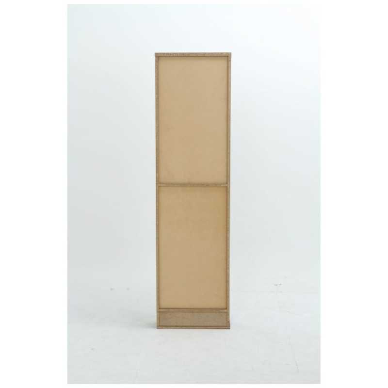 不二貿易 不二貿易 ガラスコレクションケース 10段 ハイタイプ 浅型 ブラック(高さ180cm)  BK 96071  