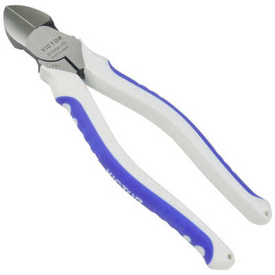 花園工具 Victor 偏芯電工ニッパ薄刃(圧着無)175mm 371HGK175 の
