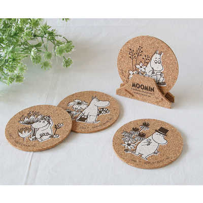 ムーミン　コースター立て MOOMIN コルクコースター(ラウンド) | MaruenissanZAKKA online