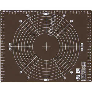 ワールドクリエイト viv シリコーン ベーキングマット ブラウン 59998