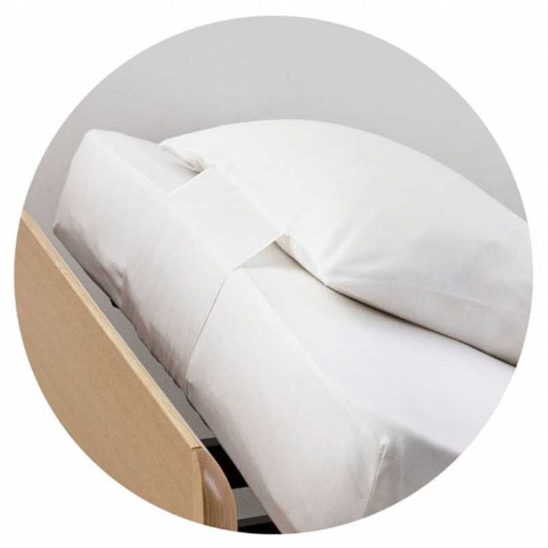 フランスベッド フランスベッド 【まくらカバー】リクライニング対応のびのびピッタピロケースRX用(50×70cm/ホワイト) フランスベッド  