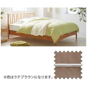 【掛ふとんカバー】エッフェ プレミアム ダブルサイズ(綿100%/190×210cm/ラテブラウン) フランスベッド 【掛ふとんカバー】エッフェ プレミアム ダブルサイズ(綿100%/190×210cm/ラテブラウン) フランスベッド