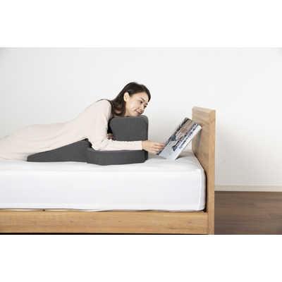 ピロークッション グレー 「ごろねクッション スノーレスピローミニ」 横向きでも FranceBed スノーレスピロー ミニグレー フランスベッド ごろ寝