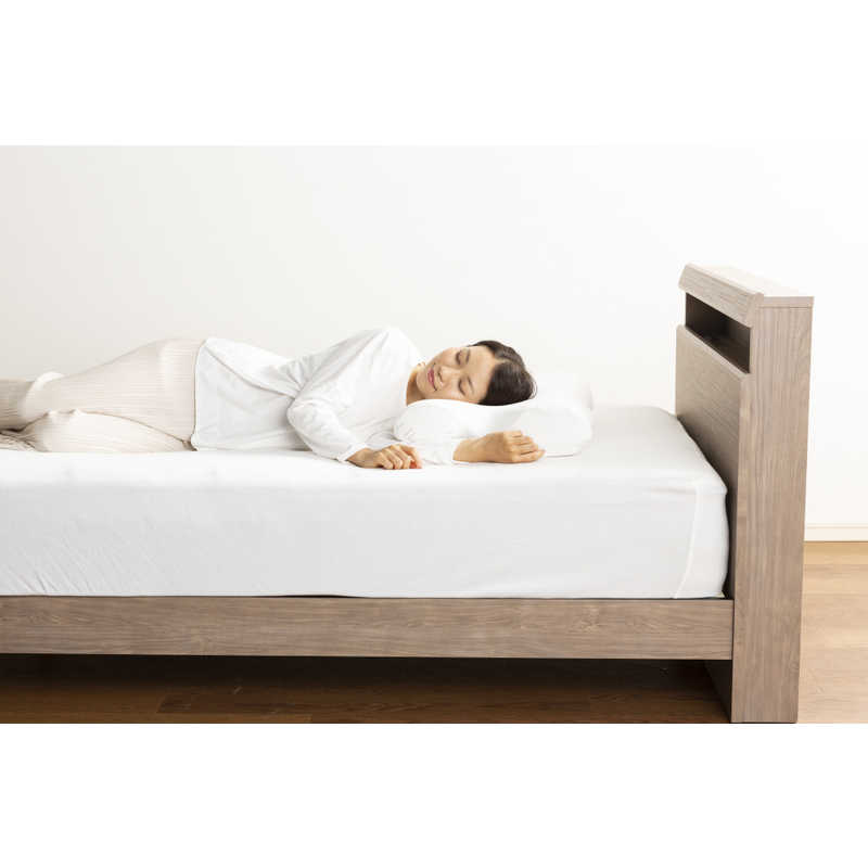 フランスベッド フランスベッド ウミガメピロー ホワイト うつ伏せ寝 可能なまくら  