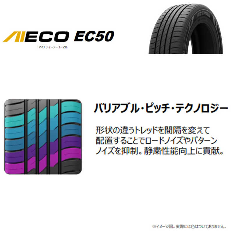 アイシン AISIN アイシン AISIN タイヤ 新品 AIECO (アイエコ) EC50 AITERRA (アイテラ) 215/55R17 94W 夏用 1本 （お届けのみ） TIRAZ-9507 TIRAZ-9507