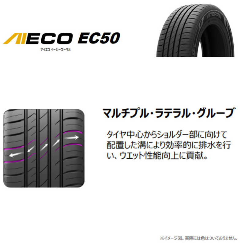 アイシン AISIN アイシン AISIN タイヤ 新品 AIECO (アイエコ) EC50 AITERRA (アイテラ) 215/55R17 94W 夏用 1本 （お届けのみ） TIRAZ-9507 TIRAZ-9507