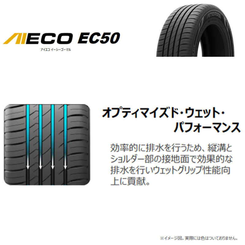 アイシン AISIN アイシン AISIN タイヤ 新品 AIECO (アイエコ) EC50 AITERRA (アイテラ) 155/65R14 75T 夏用 1本 （お届けのみ） TIRAZ-9522 TIRAZ-9522