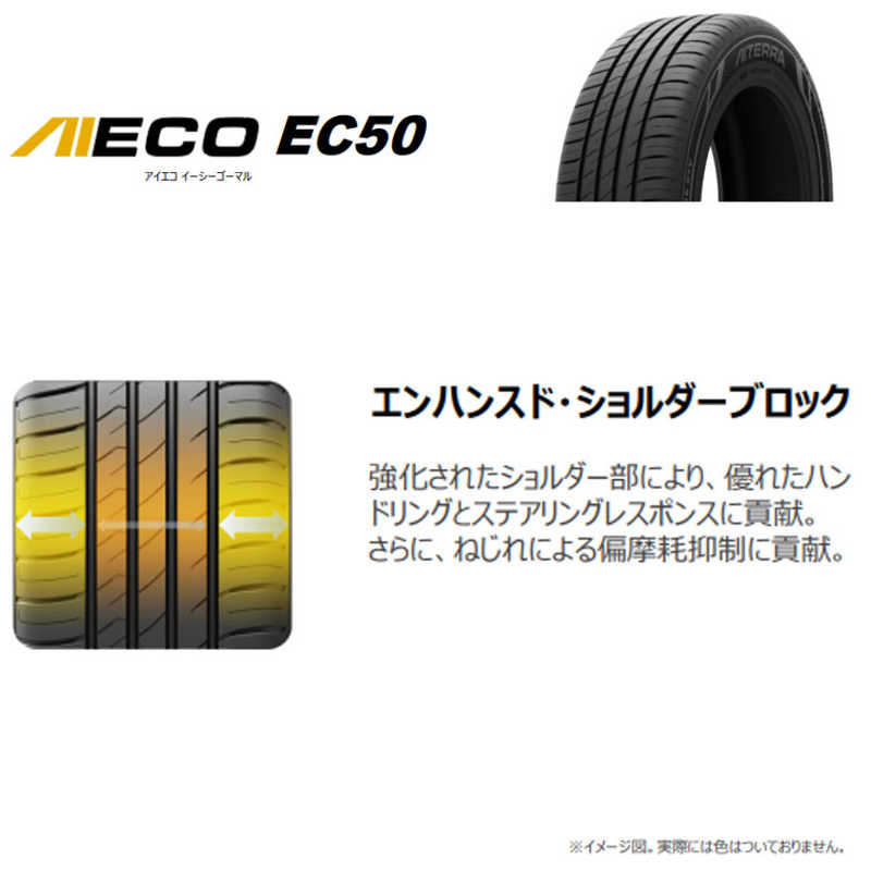 アイシン AISIN アイシン AISIN タイヤ 新品 AIECO (アイエコ) EC50 AITERRA (アイテラ) 155/65R14 75T 夏用 1本 （お届けのみ） TIRAZ-9522 TIRAZ-9522