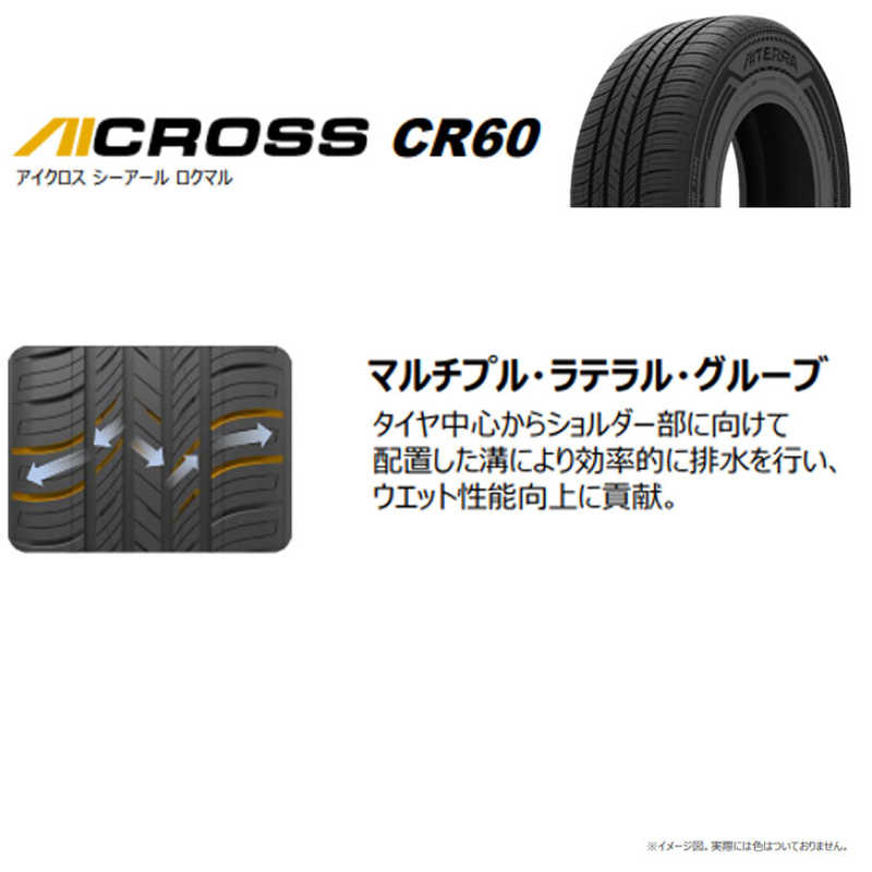アイシン AISIN アイシン AISIN タイヤ 新品 AICROSS (アイクロス) CR60 AITERRA (アイテラ) 225/65R17 102V 夏用 1本 （お届けのみ） TIRAZ-9611 TIRAZ-9611