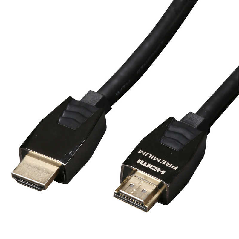 ORIGINALBASIC ORIGINALBASIC HDMIケーブル ブラック PRM [1m /HDMI⇔HDMI /スタンダードタイプ /4K対応] PRM HDMI 1.0PB PRM HDMI 1.0PB