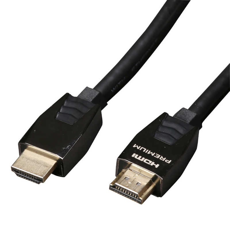 ORIGINALBASIC ORIGINALBASIC HDMIケーブル ブラック PRM [1.5m /HDMI⇔HDMI /スタンダードタイプ /4K対応] PRM HDMI 1.5PB PRM HDMI 1.5PB