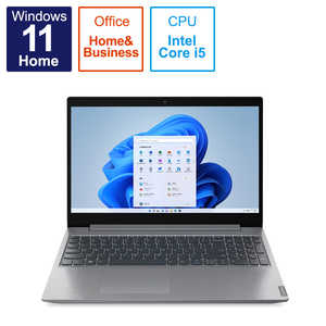 レノボジャパン　Lenovo ノートパソコン IdeaPad L360i [15.6型 /Win11 Home /Core i5 /16GB /512GB /Office H&B] プラチナグレー 82HL00HVBC