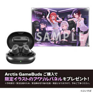 STEELSERIES ゲーミングヘッドセット Vtuber限定ギフト付き第1弾 Arctis GameBuds ［ワイヤレス(Bluetooth) / 両耳 / イヤホンタイプ］ Black 61680CP1