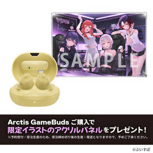STEELSERIES ゲーミングヘッドセット Vtuber限定ギフト付き第1弾 Arctis GameBuds ［ワイヤレス(Bluetooth) / 両耳 / イヤホンタイプ］ Yuzu 61711CP1