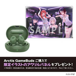 STEELSERIES ゲーミングヘッドセット Vtuber限定ギフト付き第1弾 Arctis GameBuds ［ワイヤレス(Bluetooth) / 両耳 / イヤホンタイプ］ Matcha 61710CP1