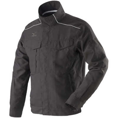 ミズノ　ワークジャケット(春夏素材)［ユニセックス］ 2XL 07：チャコールグレー　C2JE818207 ミズノ ワークジャケット(春夏素材)［ユニセックス］ 2XL 07