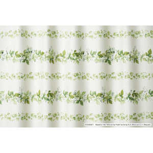 スミノエ ドレープカーテン プー/リース(100×135cm/グリーン) スミノエ ドレープカーテン プー/リース(100×135cm/グリーン)