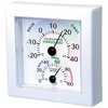 クレセル 快適環境 温湿度計 TR‐100W (ホワイト)