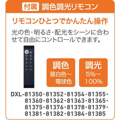大光電機 LED照明 シーリングライト 8畳 調光 調色 間接光 リモコン
