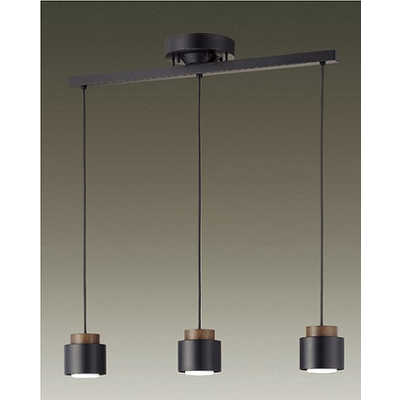 ブラック 3灯ペンダントライト DAIKO DXL-81407 大光電機 LED照明 ペンダントライト 4.5畳 電球色 3灯 電球付属 DXL