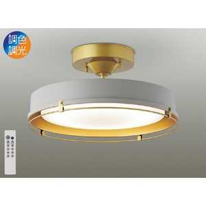 大光電機 LEDシーリングライト 12畳 昼光色～電球色 リモコン付属 ペールグレー DXL-81420