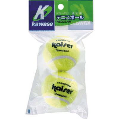 テニスボール2個 KAISER 硬式テニスボール 2P KW-431 の通販 - カテゴリ：自転車