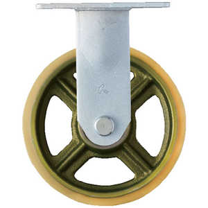 ハンマーキャスターセールス ハンマー 重荷重用固定式ウレタン車輪(イモノホイール・ラジアルボールベアリング)200mm 500BPRCU200