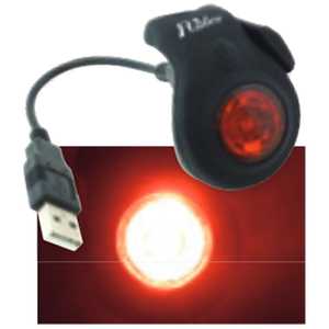 RULER Ruler USB リアライト(ブラック/赤LED) ECOR1A