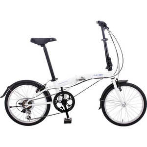 DAHON 20型 折りたたみ自転車 Gimmick D6 ギミック D6(パールホワイト/外装6段変速)【組立商品につき返品不可】 22GIMMICK_D6