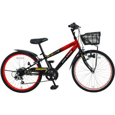 HEAD 22インチ 子供用自転車 SONIC BREEZE レッド 【組立商品につき