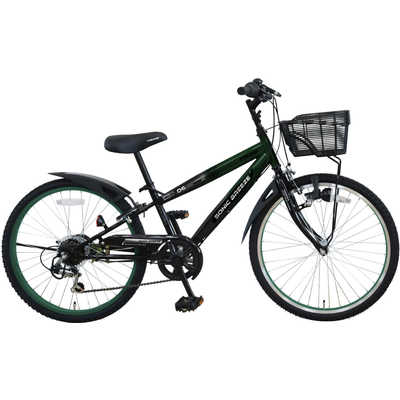 HEAD 24インチ 子供用自転車 SONIC BREEZE グリーン 【組立商品につき
