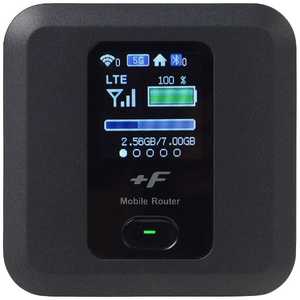 富士ソフト ｢SIMフリー microSIMx1｣ モバイルルータ LTE/Wi-Fi FS030WMB1 ブラック